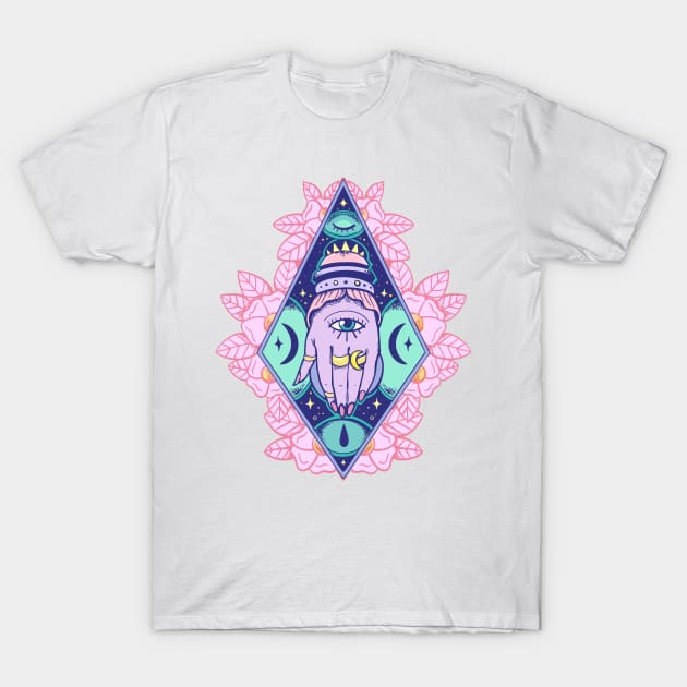 Hand door knocker T-Shirt by Paolavk